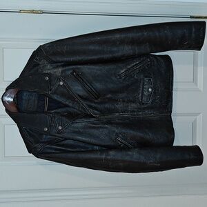 Levi's Leather Motorcycle Jacket sz L